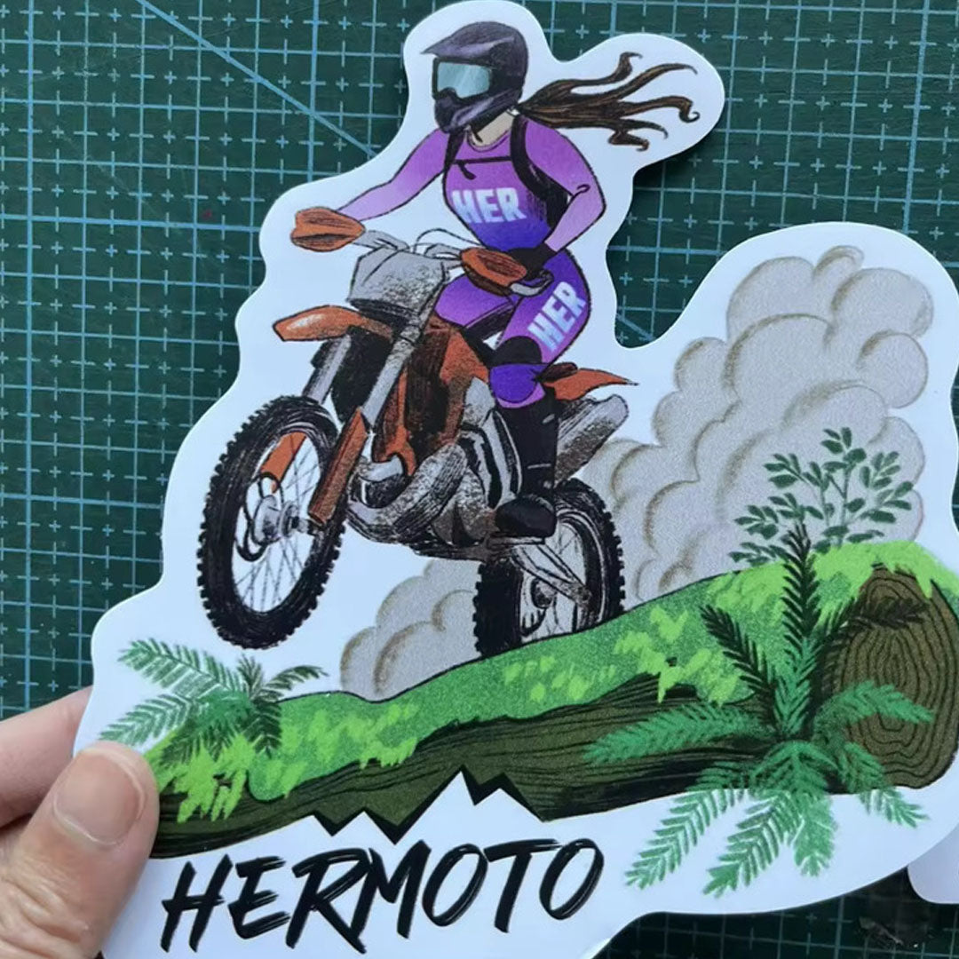 Her Moto Sticker 5.5"