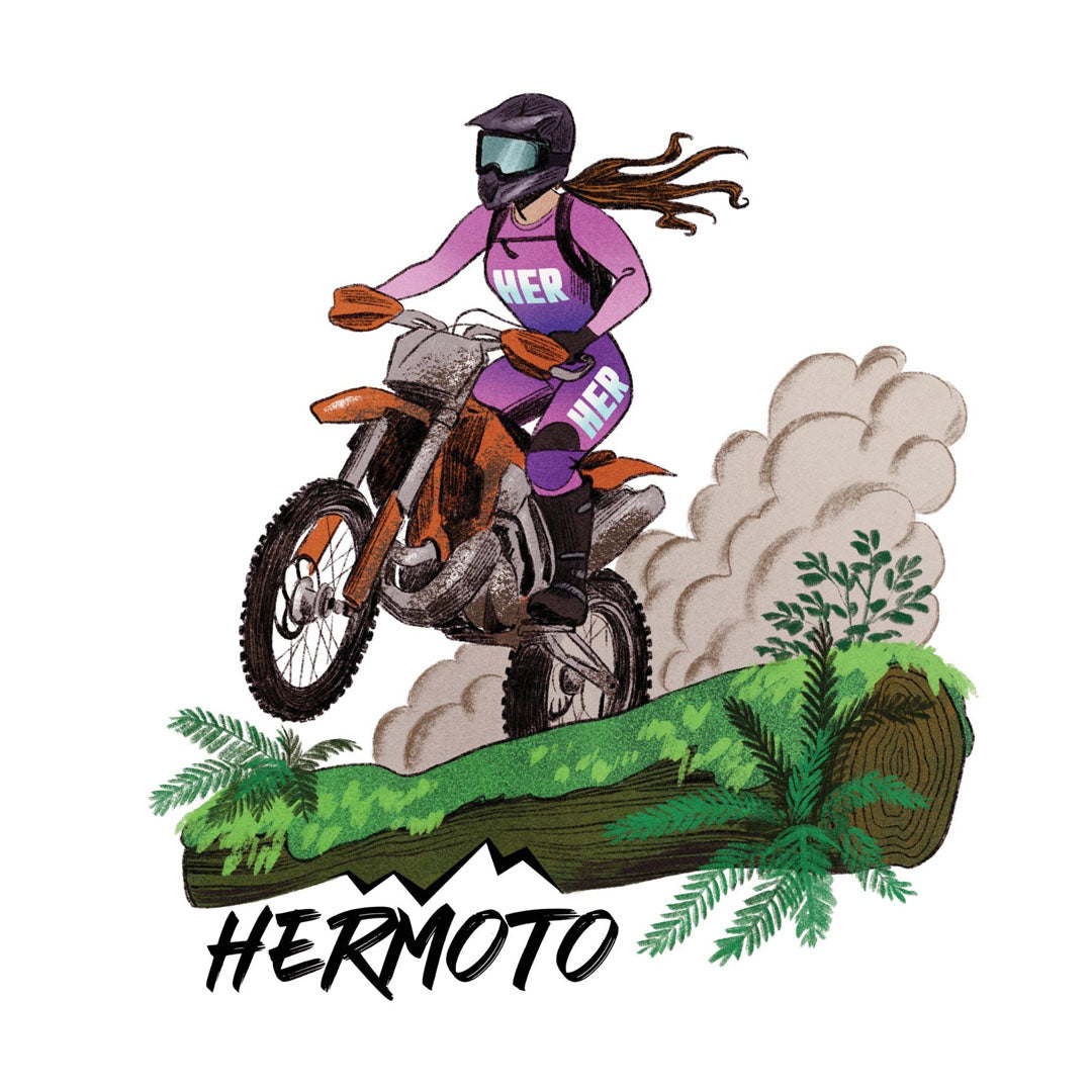 Her Moto Sticker 2.5"